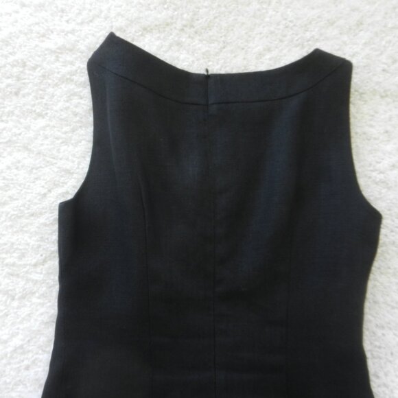 Black Bigio linen dress, size 6 - Picture 9 of 9